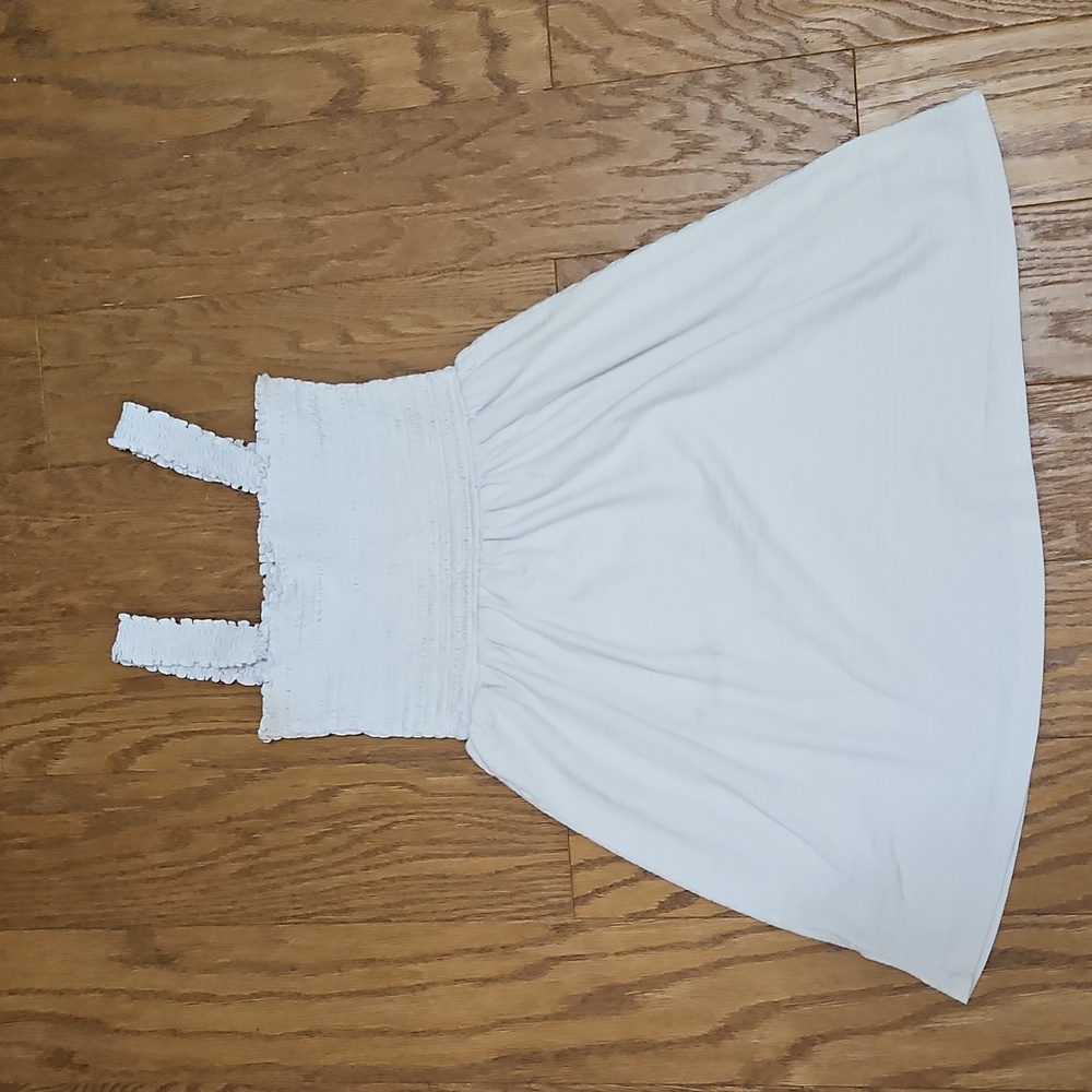 Roxy Hanging 10 Off The Shoulder Mini Sundress / Dress White Sz XS - Picture 5 of 6